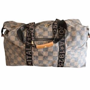 Fendi Zucca FF Coated Canvas Keepall 55 Travel / Duffel Bag